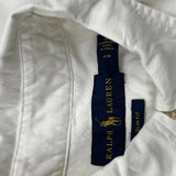 Ralph Lauren Slim Fit Short Sleeve Shirt - Large White Cotton