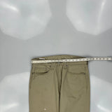 Levis Trousers - 32W 31L Khaki Cotton