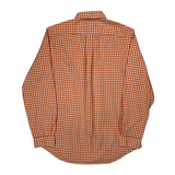 Ralph Lauren Checked Shirt - Large Orange Cotton