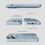 Powder Blue Ebb and Flow iPhone 13 Pro Max Case