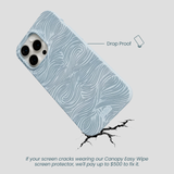 Powder Blue Ebb and Flow iPhone 14 Pro Max Case