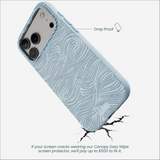 Powder Blue Ebb and Flow iPhone 17 Pro Max Case