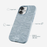 Powder Blue Ebb and Flow iPhone 17 Case