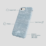 Powder Blue Ebb and Flow iPhone 6/6s/7/8/SE Case