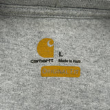 Carhartt T-Shirt - Large Gray Cotton