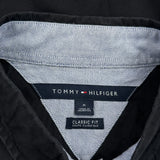 Tommy Hilfiger Short Sleeve Shirt - Medium Navy Cotton