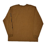 Carhartt Long Sleeve T-Shirt - 2XL Brown Cotton