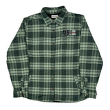 Carhartt Checked Overshirt - XL Green Cotton
