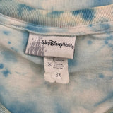 Disney Tie-Dye T-Shirt - 3XL Blue Cotton