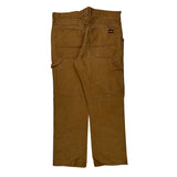 Dickies Carpenter Pants - 34W 29L Brown Cotton