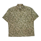 Campia Moda Hawaiian Shirt - XL Khaki Cotton