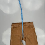 Unbranded Double Knee Carpenter Pants - 33W 31L Brown Cotton