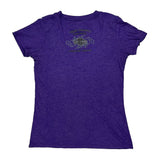 Harley Davidson T-Shirt - Medium Purple Cotton Blend
