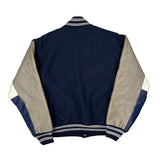 Athletech Varsity Jacket - Large Navy Wool