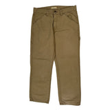 Blue Mountain Carpenter Trousers - 34W 30L Brown Cotton
