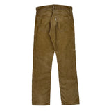Levis Slim Cord Trousers - 30″ Waist Brown Cotton