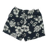 Calvin Klein Floral Swim Shorts - Large Black & White Nylon