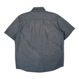 Carhartt Short Sleeve Shirt - Large Gray Cotton