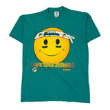 Miami Dolphins Nfl Graphic T-Shirt - Large Green Cotton