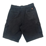 Dickies Cargo Shorts - 36W 11L Black Cotton