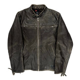 Diesel Leather Jacket - Medium Black Leather
