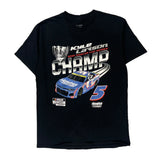 Kyle Larson 2021 Nascar Cup Series Champion Hendricks Motorsports Nascar T-Shirt - Large Black Cotton
