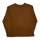 Polo By Ralph Lauren Long Sleeve T-Shirt - Medium Brown Cotton