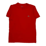 Lacoste T-Shirt - 2XS Red Cotton