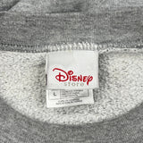 Grumpy Disney Cartoon Sweatshirt - Large Grey Cotton Blend