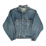 Camel Oversized Denim Jacket - XL Blue Denim