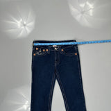 True Religion Skinny Jeans - 30W UK 8 Dark Wash Denim