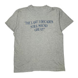 Classic Country 104 Kjq Fruit Of The Loom Single Stitch T-Shirt - Large Grey Cotton