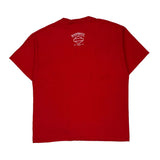 Legendary Motorcycles Harley Davidson Graphic T-Shirt - Large Red Cotton