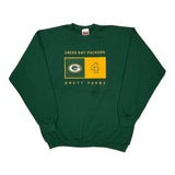 Green Bay Packers Cruisin USA Football Sweatshirt - Large Green Cotton
