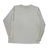 Reebok Long Sleeve T-Shirt - XL White Cotton