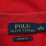 Yacht Club Big Pony Polo By Ralph Lauren Polo Shirt - Large Red Cotton