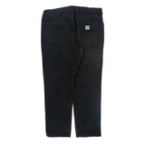 Carhartt Pants - 38W 32L Black Cotton