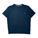 Wrangler T-Shirt - XL Blue Cotton