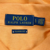 Polo By Ralph Lauren Polo Shirt - Large Orange Cotton