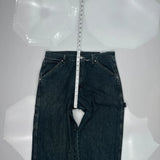 Wrangler Carpenter Pants - 32W 34L Dark Wash Cotton
