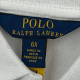 Age 6 Polo By Ralph Lauren Checked Dress - XS White Cotton