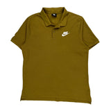 Nike Polo Shirt - XL Brown Cotton