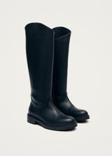 Carson Black Vegan Leather Boots