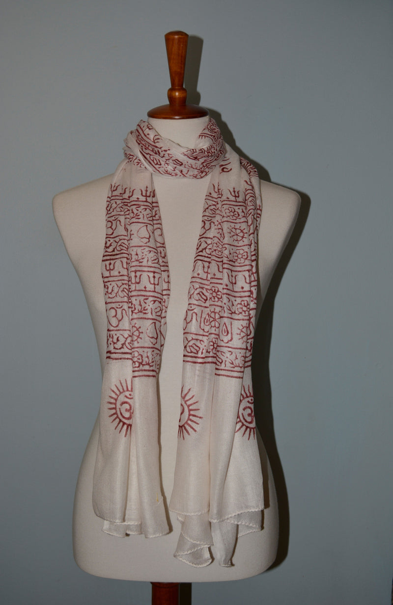 OM Ganesha Mantra Meditation Prayer Shawl