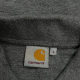 Carhartt Polo Shirt - Large Gray Cotton