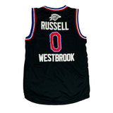 Oklahoma City Thunder Adidas #0 Russel Westbrook Jersey - Large Black Polyester