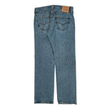 501 Levis Jeans - 32W 31L Blue Cotton