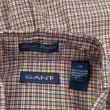 Gant Checked Shirt - Large Brown Cotton