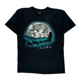 Alore Single Stitch T-Shirt - Large Black Cotton