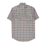 Lacoste Checked Short Sleeve Shirt - Small Multicoloured Cotton
